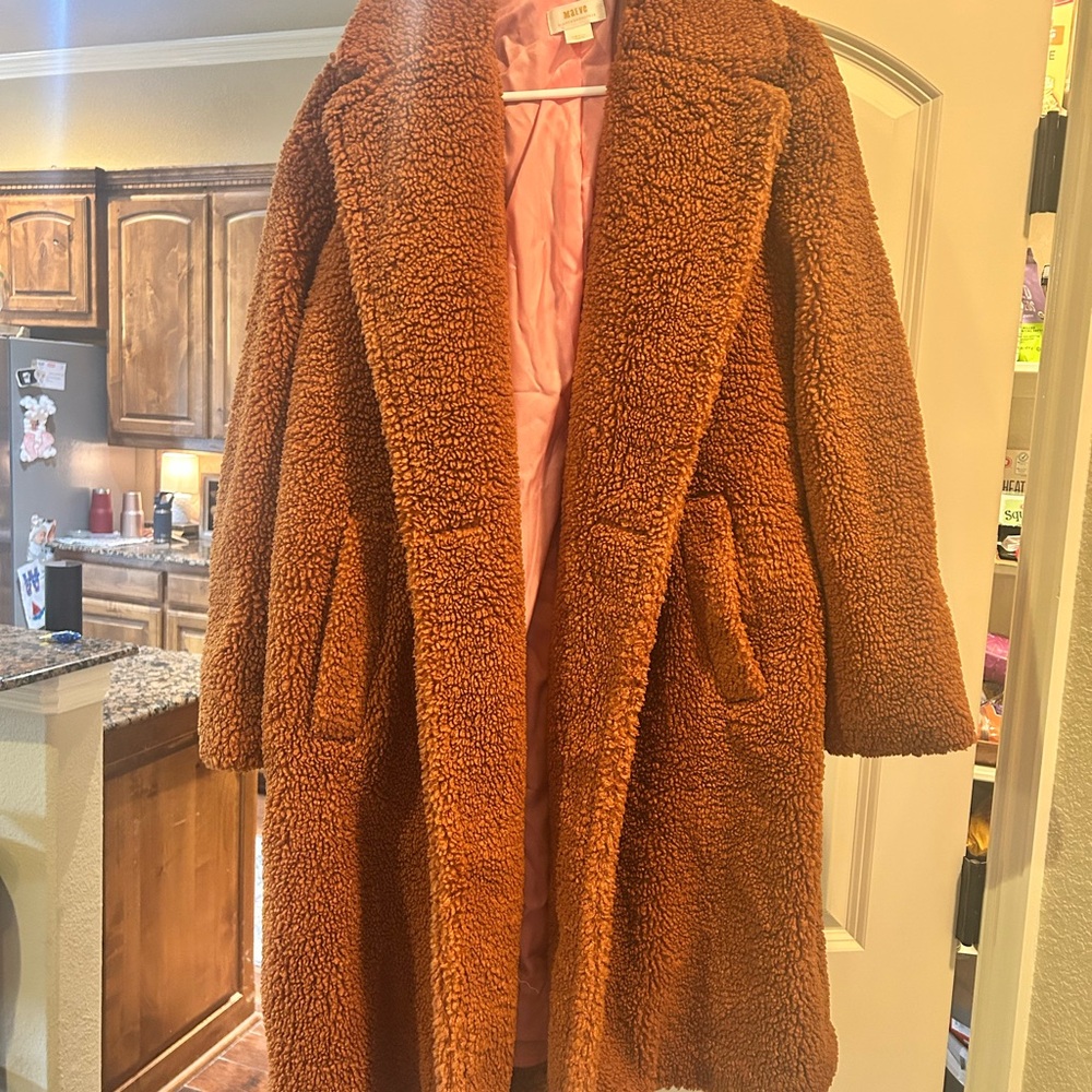 Maeve Rust Teddy Jacket